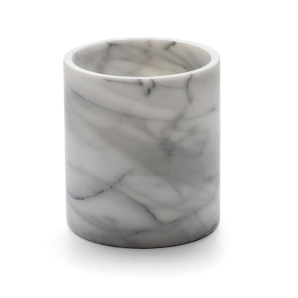 White Marble Tool Holder/Wine Cooler