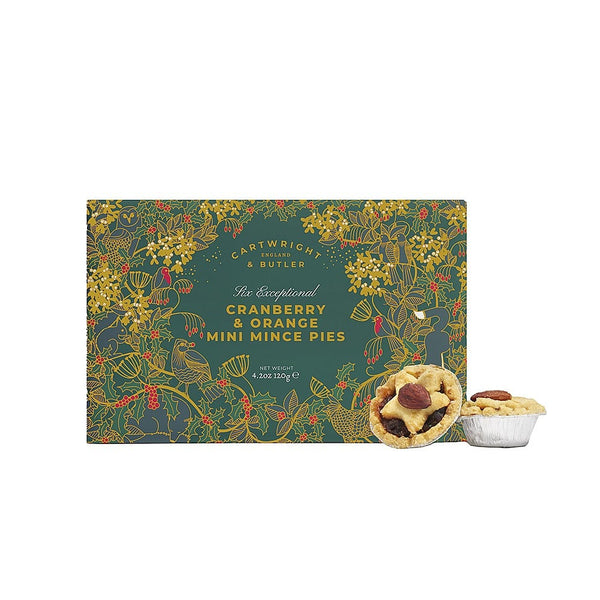 Cartwright & Butler Cranberry and Orange Mini Mince Pies