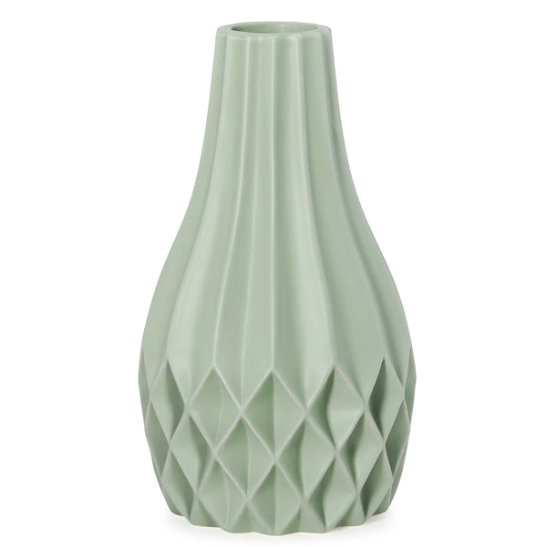 Pina Ceramic Tapered Bulb Vase