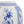 Load image into Gallery viewer, Blue Italian British Flowers Vase