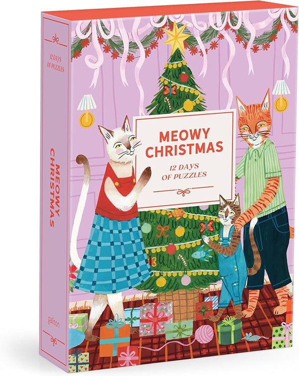 Meowy Christmas  12 Days of Puzzles