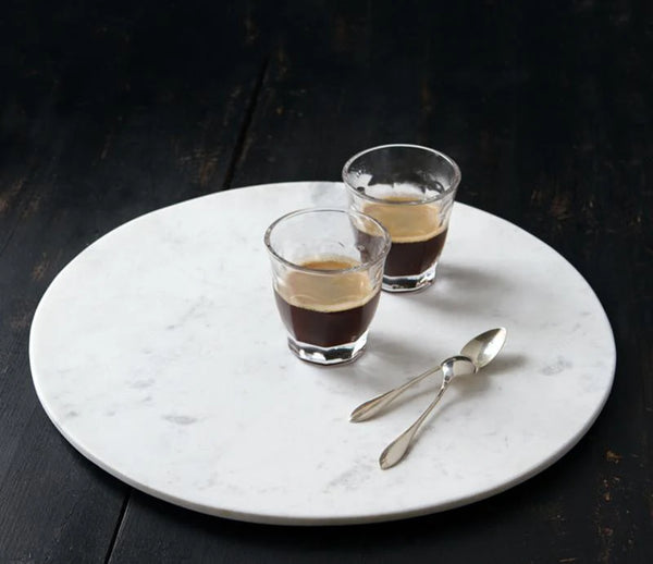 Marble Round Cheese Board 14"