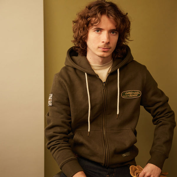 Red Canoe Land Rover Full Zip Hoodie