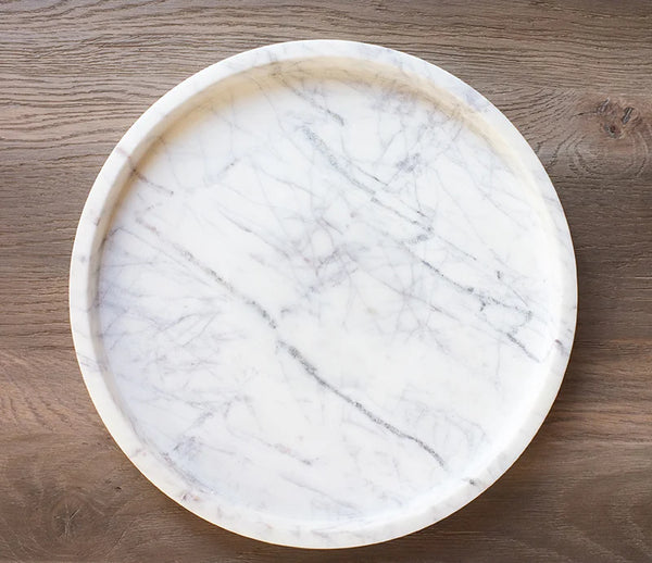 Marble Petite Round Tray