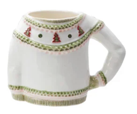 Stoneware Sweater-Shaped Mug 14 oz