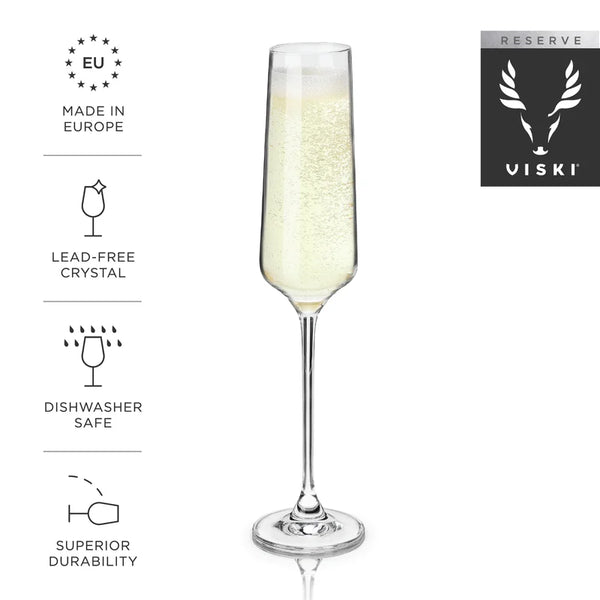 Viski Julien Champagne Flute Set of 4