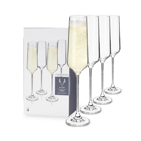 Viski Julien Champagne Flute Set of 4
