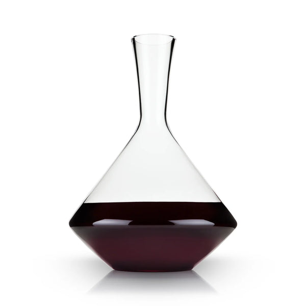 Viski Raye Crystal Angled Wine Decanter