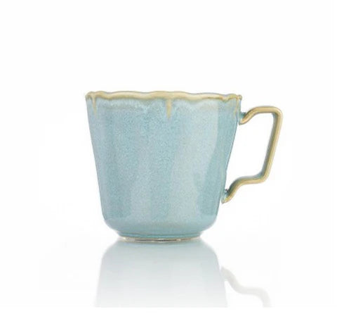 Siip Reactive Glaze Scalloped Edge Mug