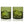 Load image into Gallery viewer, Viski Admiral Cut Crystal Rocks Glasses in Green
