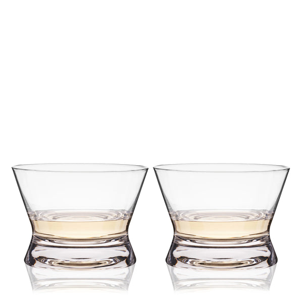 Viski Raye Crystal Tequila Tasting Glasses