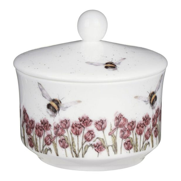 Bumble Bee Covered Sugar Dish