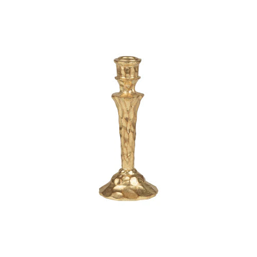 Antique Gold Taper Candle Holder