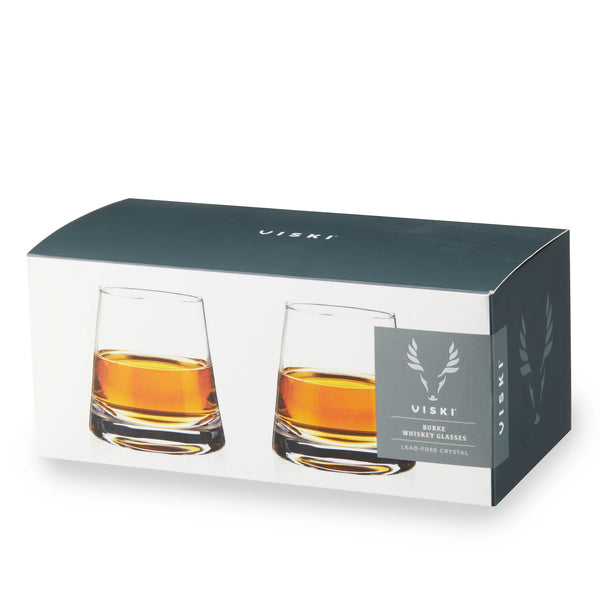 Viski Burke Crystal Whiskey Glasses
