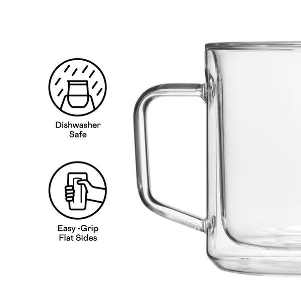 Corkcicle Glass Mug Set Of 2