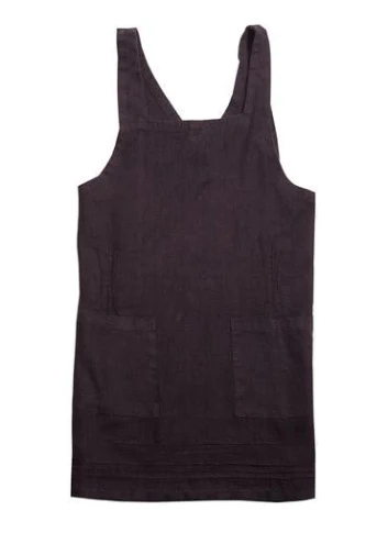 Linen Cross-Back Apron