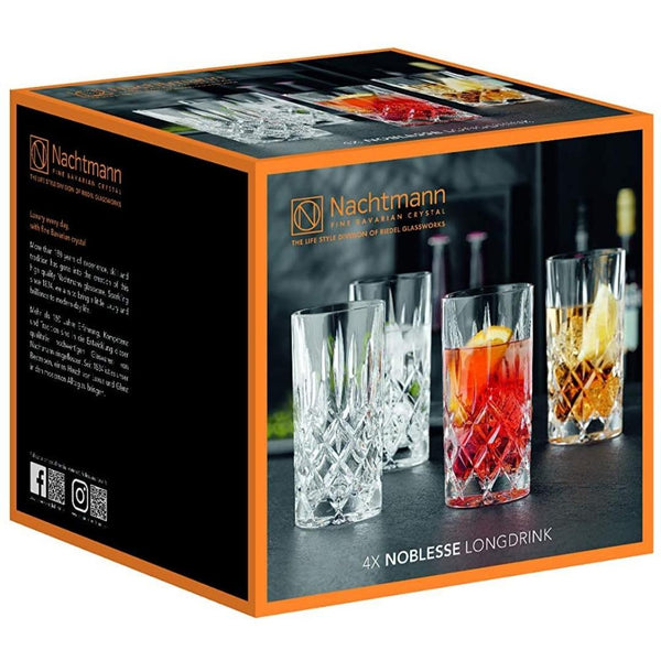 Nachtmann Noblesse Longdrink Glasses Set of 4