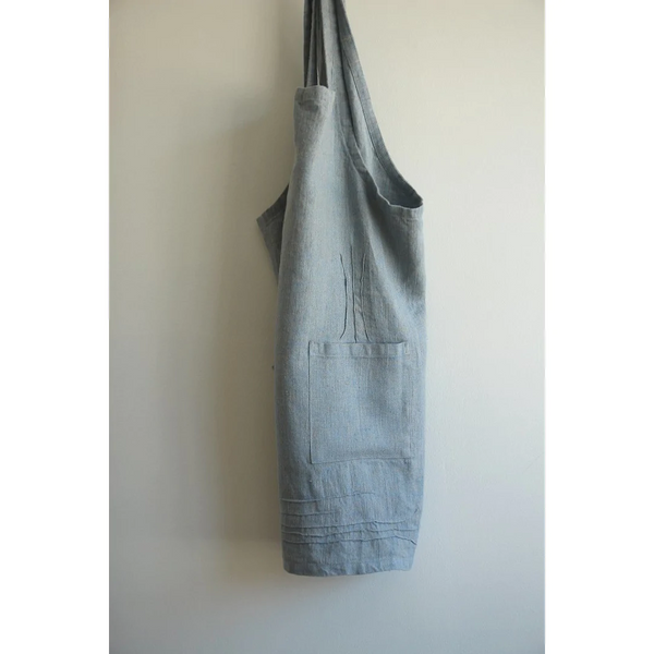 Linen Cross-Back Apron