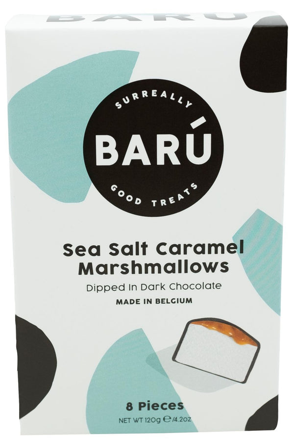 Baru Dark Chocolate & Sea Salt Caramel Marshmallows 120g