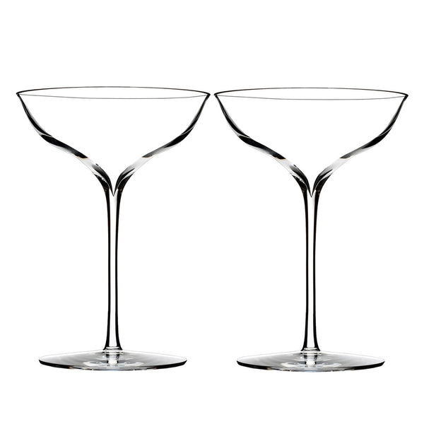 Waterford Elegance Belle Champagne Coupe, Pair