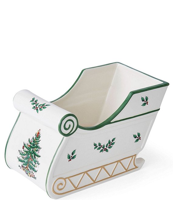 Christmas Tree Sleigh Wine Holder