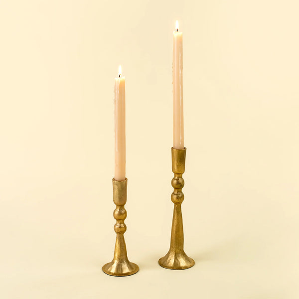 Caldera Gold Forged Candlestick Holder