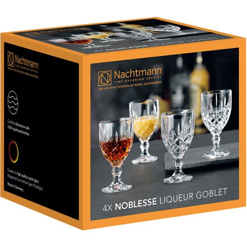 Nachtmann Noblesse Liqueur Goblet Set of 4