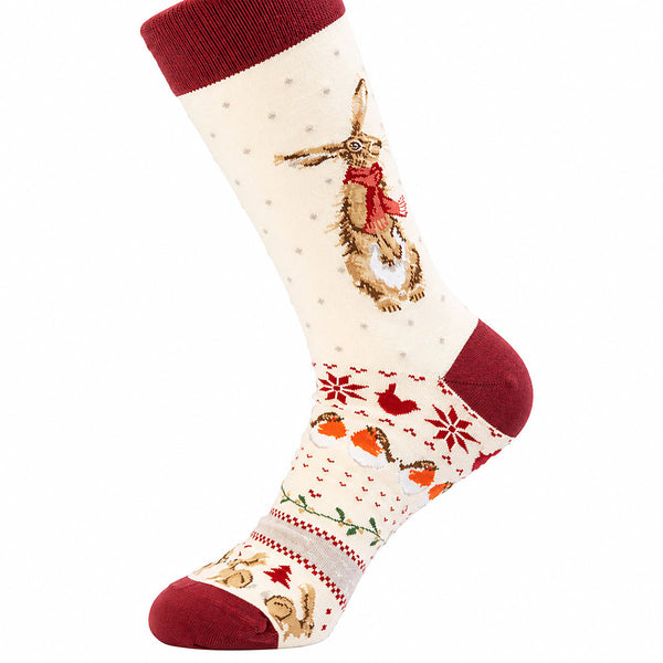 Wrendale Christmas Socks