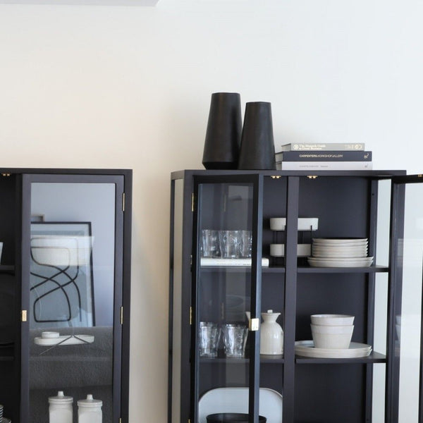 Costa Nova Black Matte Vase