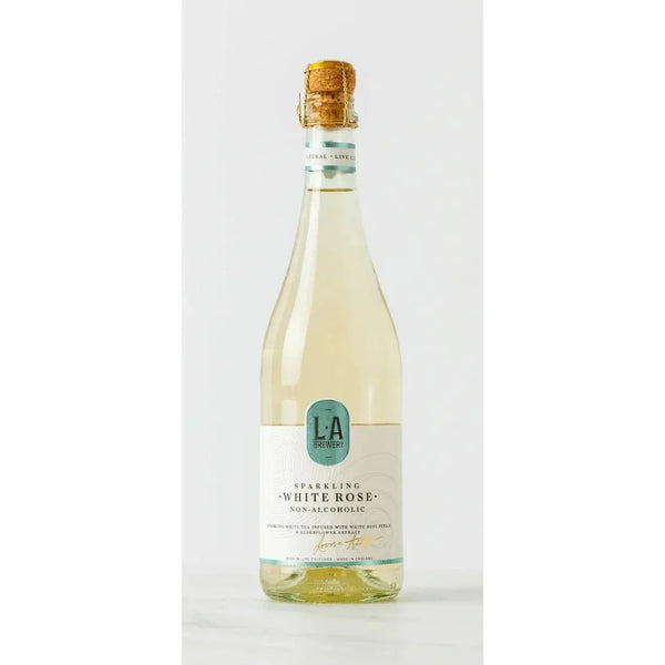 LA Brewery Sparkling Non-Alcoholic White Rose Kombucha