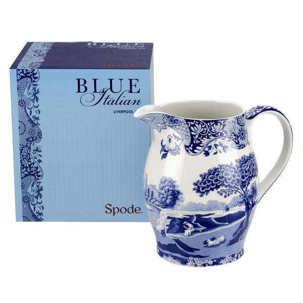 Blue Italian Liverpool Jug