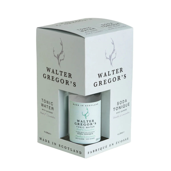 Walter Gregor's Tonic Water Pack of 4