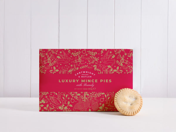 Cartwright & Butler Luxury Mince Pies with Brandy