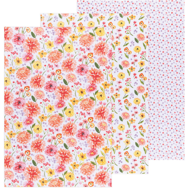 Baker's Floursack Dish Towels Cottage Floral