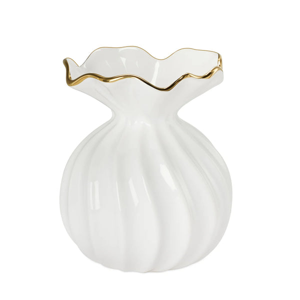Talia Flared Swirl Vase