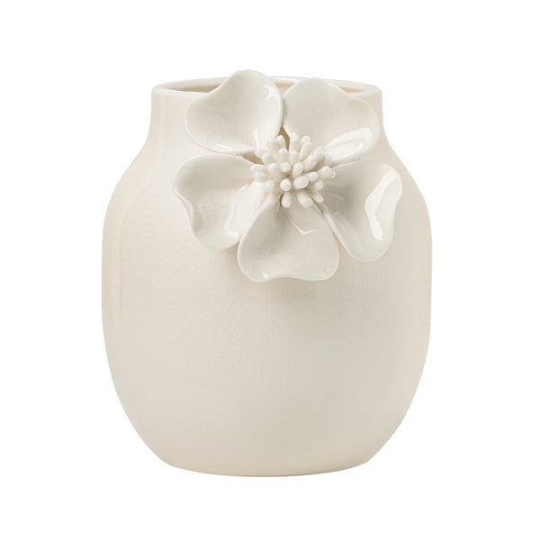 Elise Crackle 3D Flower Vase