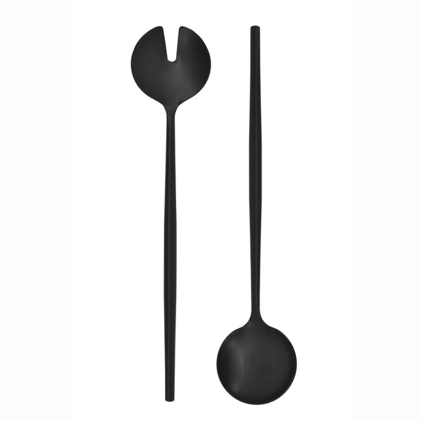 Salad Servers Matte Black