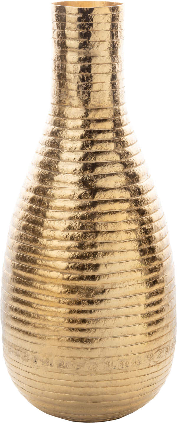 Hammered Gold Vase