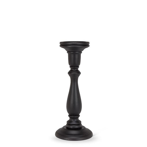 Wood Turned Pillar Candle Holder