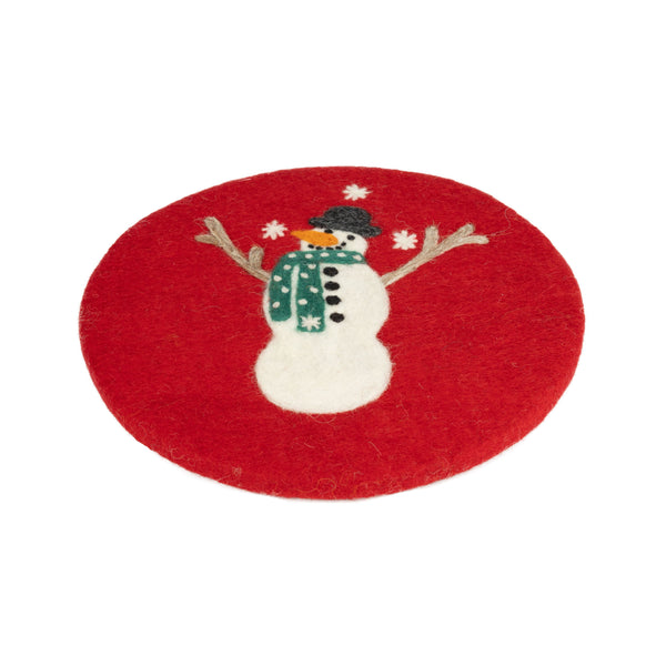 Christmas Felt Trivet