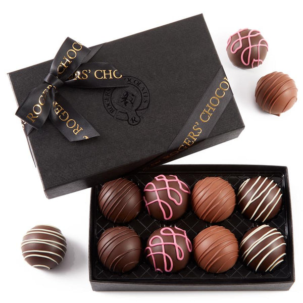 Roger's Milk & Dark Dessert Truffle Asst. 8 pc Box