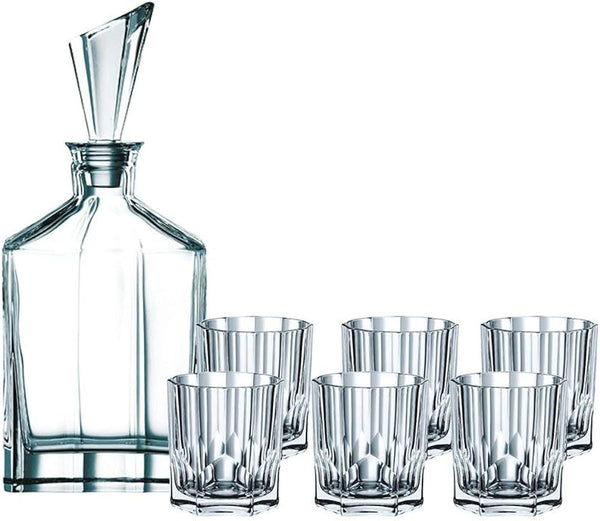 Nachtmann Aspen 7 Piece Whiskey/Decanter Set