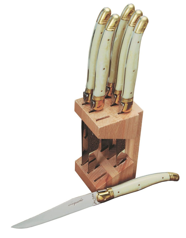 Laguiole Serrated Knife, Set of 6