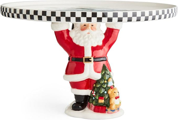Christmas Tree Footed Treat Tray