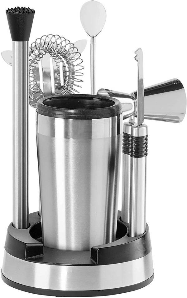 OGGI Compact Stainless Steel 8-Piece Bar Tool Set