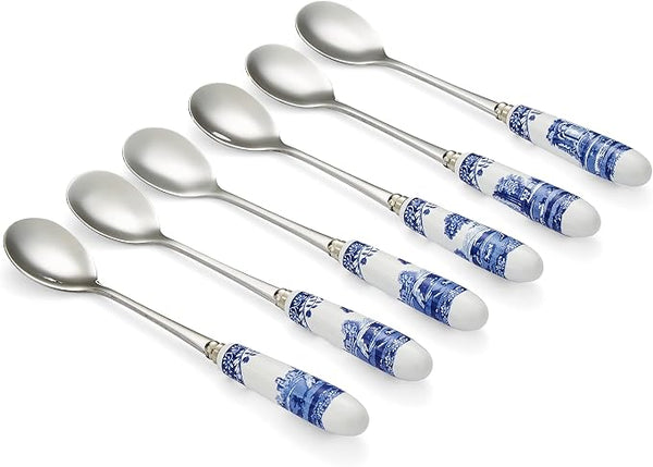 Blue Italian Tea Spoon Set of 6