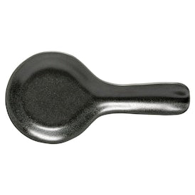 Costa Nova Matte Black Spoon Rest