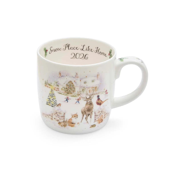 Wrendale 14oz 2026 Annual Mug (Snow Place Like Home)