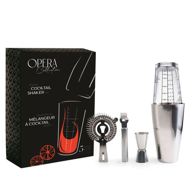 Opera Boston Cocktail Shaker Set