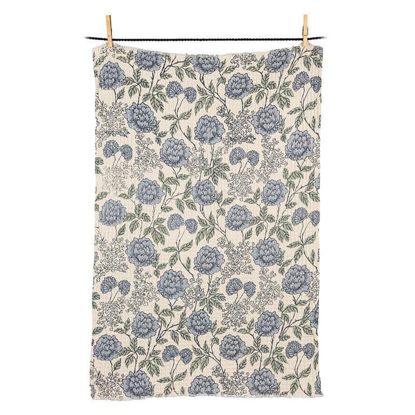 Cotton Floral Tea Towel